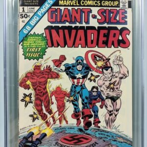 GIANT-SIZE INVADERS #1 (1975) CGC 9.4 1st Modern Invaders! Pre-Dates Invaders #1