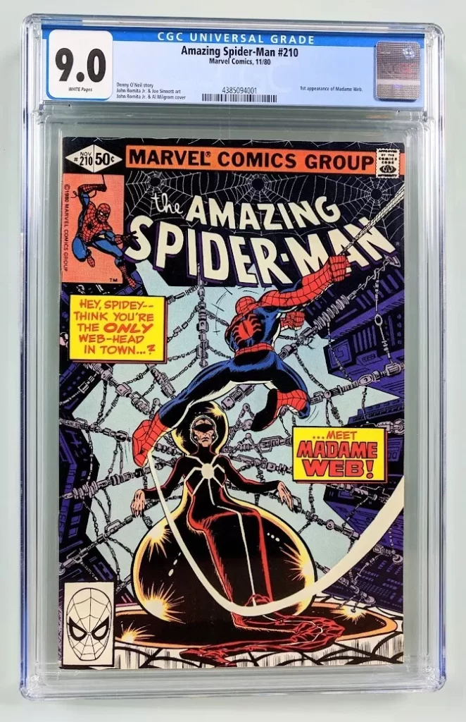 Amazing Spider-Man #210 (1980) CGC 9.0 - 1st Appearance of Madame Web!