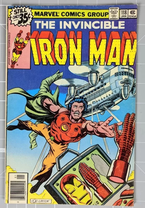 Invincible Iron Man #118 (1979) - Marvel - 1st App of Jim "Rhodey" Rhodes - KEY! VG/F 4.5-6.0 range