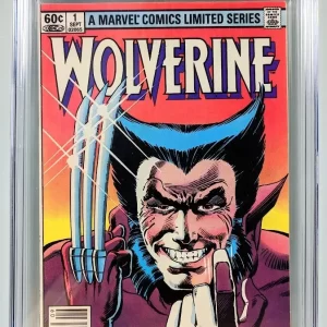 WOLVERINE LIMITED SERIES #1 (1982) CGC 7.0 White Pages! - Marvel - 1st Yukio!